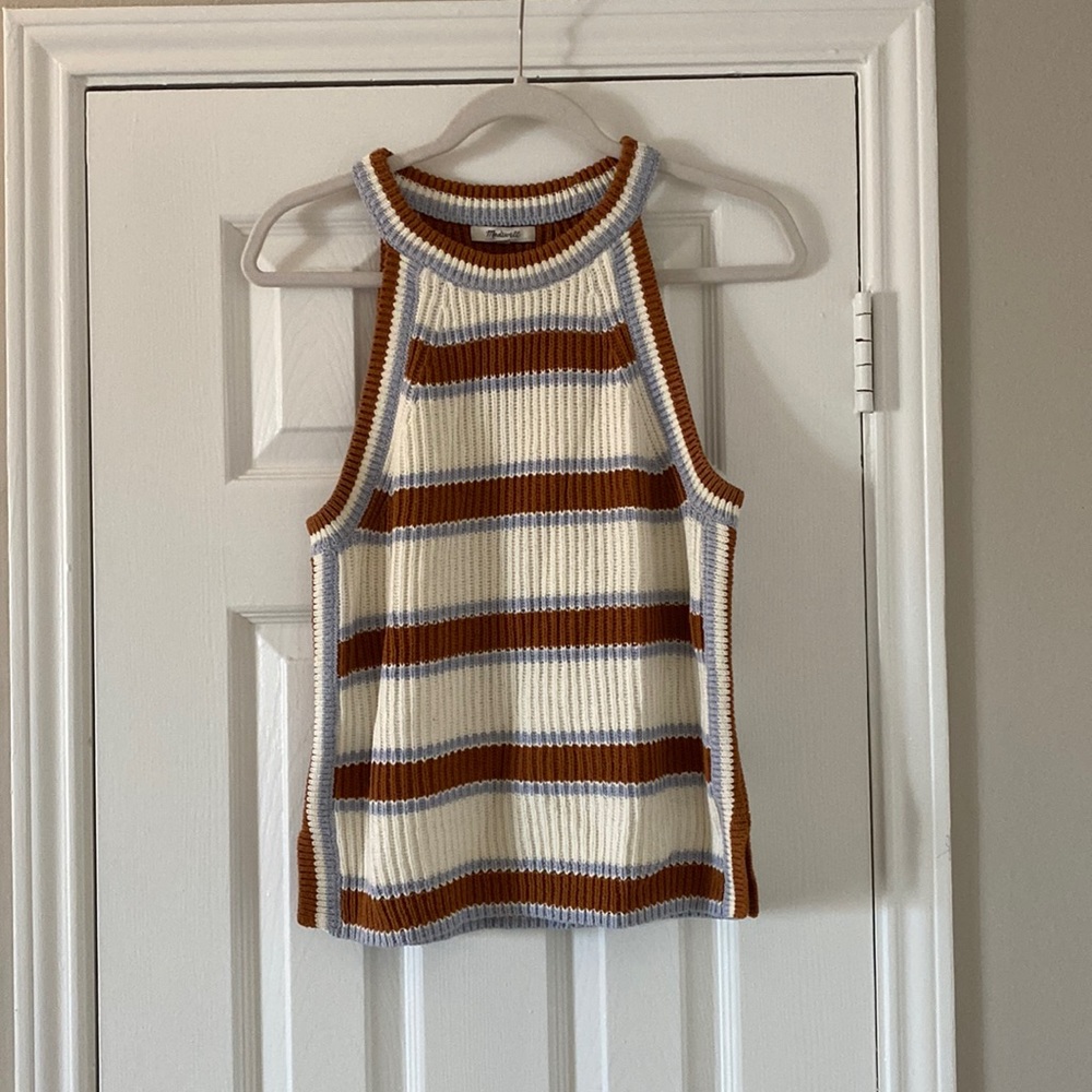 Madewell brand knit halter top